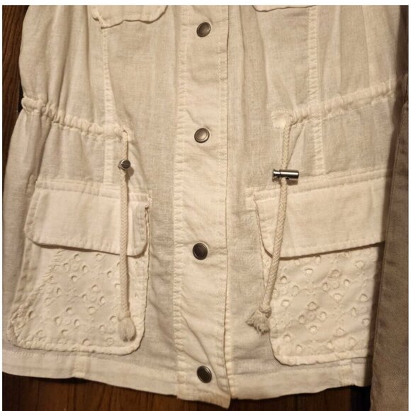 Set Of 2 Utility Safari Style Sleeveless Vests with Button Front Closure Size M - Picture 7 of 12